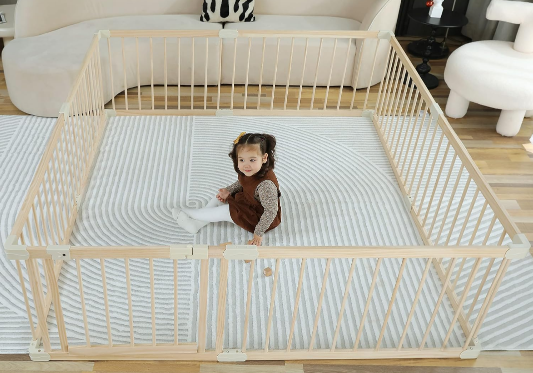 CORRAL MODULAR DE MADERA AJUSTABLE CALIDAD PREMIUM.