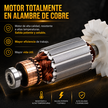 ⚡ KIT PROFESIONAL 2 EN 1 — TALADRO PERCUTOR + AMOLADORA ANGULAR 850W 220V