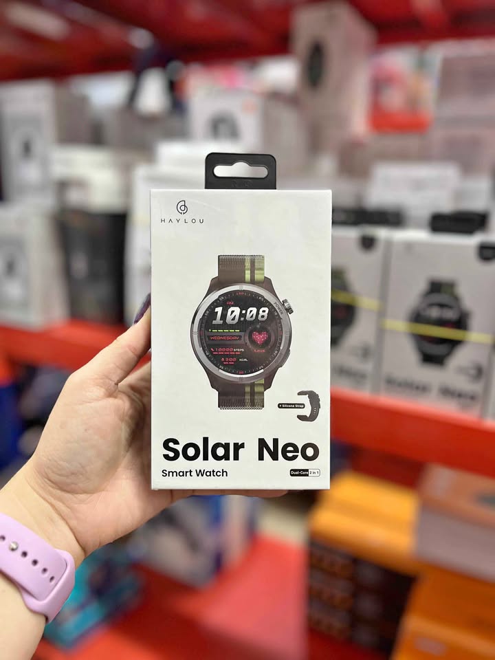Smartwatch Haylou Solar Neo – Potencia, estilo y control total en tu muñeca