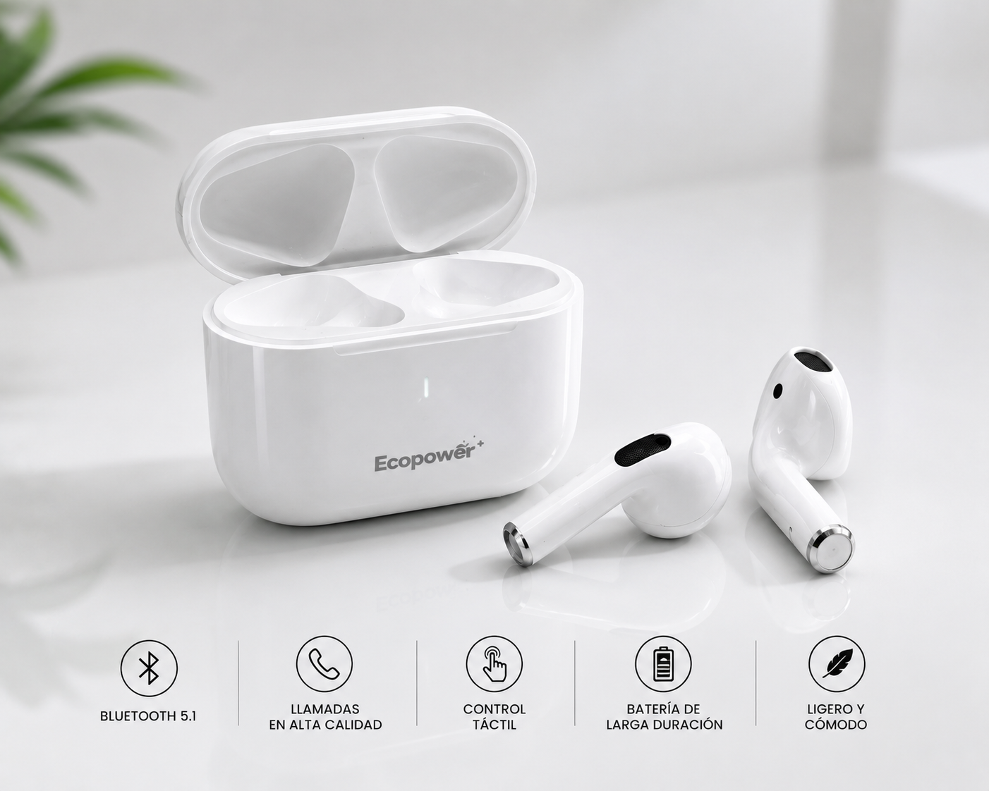Auriculares Ecopower TWS Wireless Headset EP-H115
