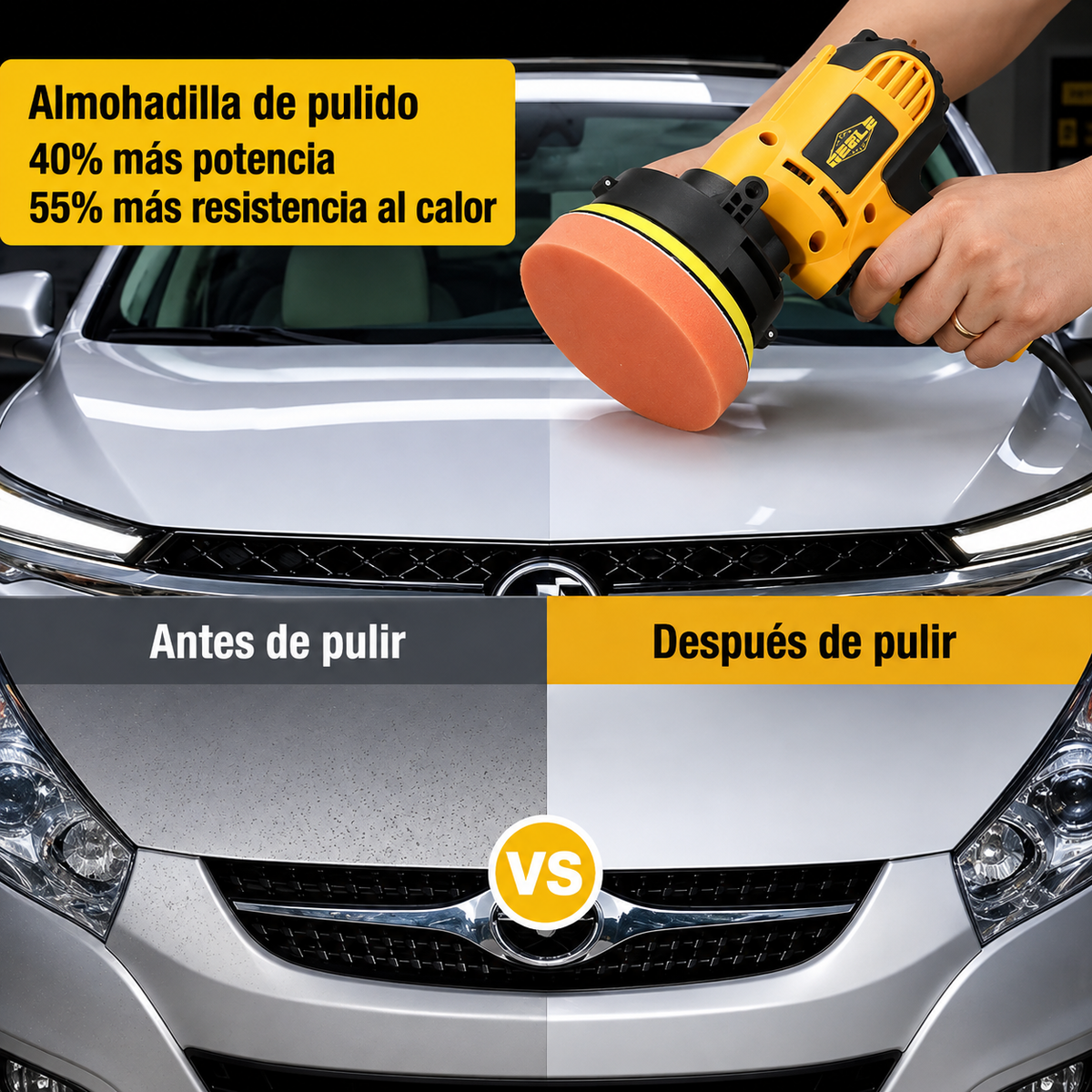 Pulidora Orbital Automotriz Profesional GEELE MG-15 – 700W