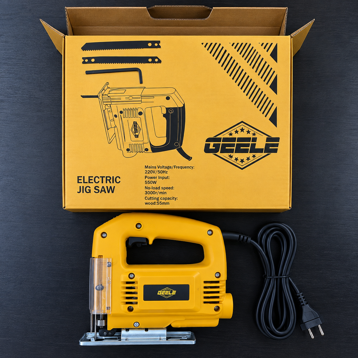 SIERRA CALADORA PROFESIONAL GEELE G5-220 700W - CORTES PRECISOS