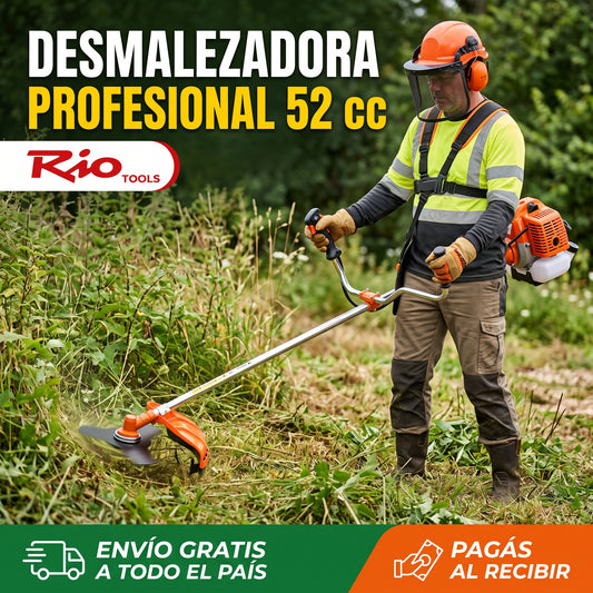 Desmalezadora Profesional 52cc Rio Tools