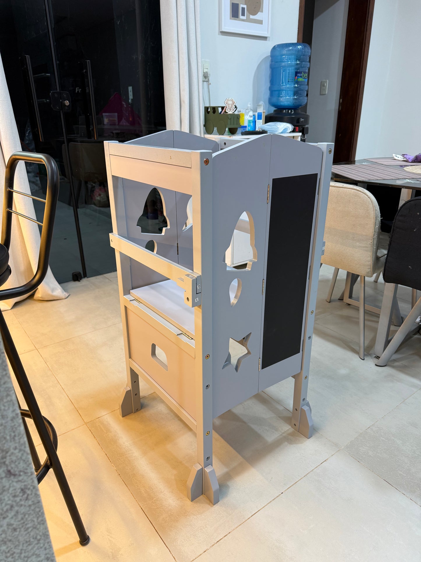 Taburete de Aprendizaje - Silla Torre Infantil - Estilo Montessori