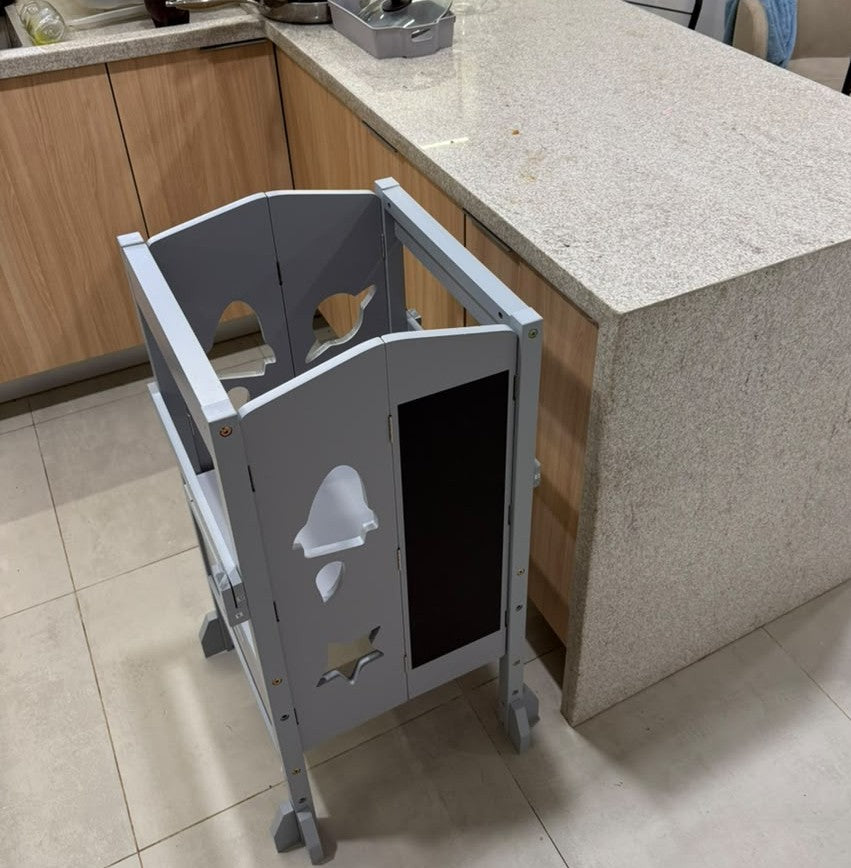 Taburete de Aprendizaje - Silla Torre Infantil - Estilo Montessori