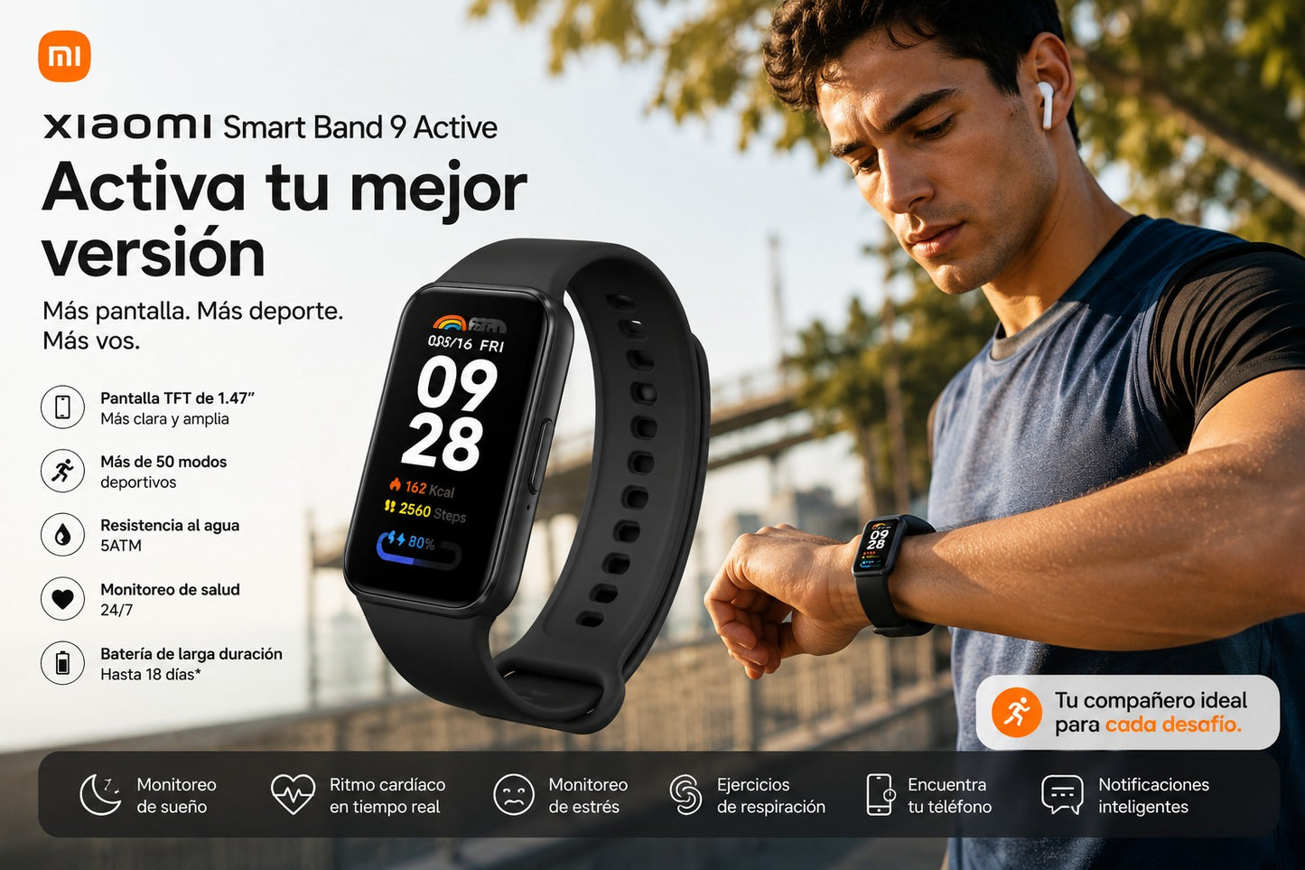 Reloj Xiaomi Smart Band 9 Active