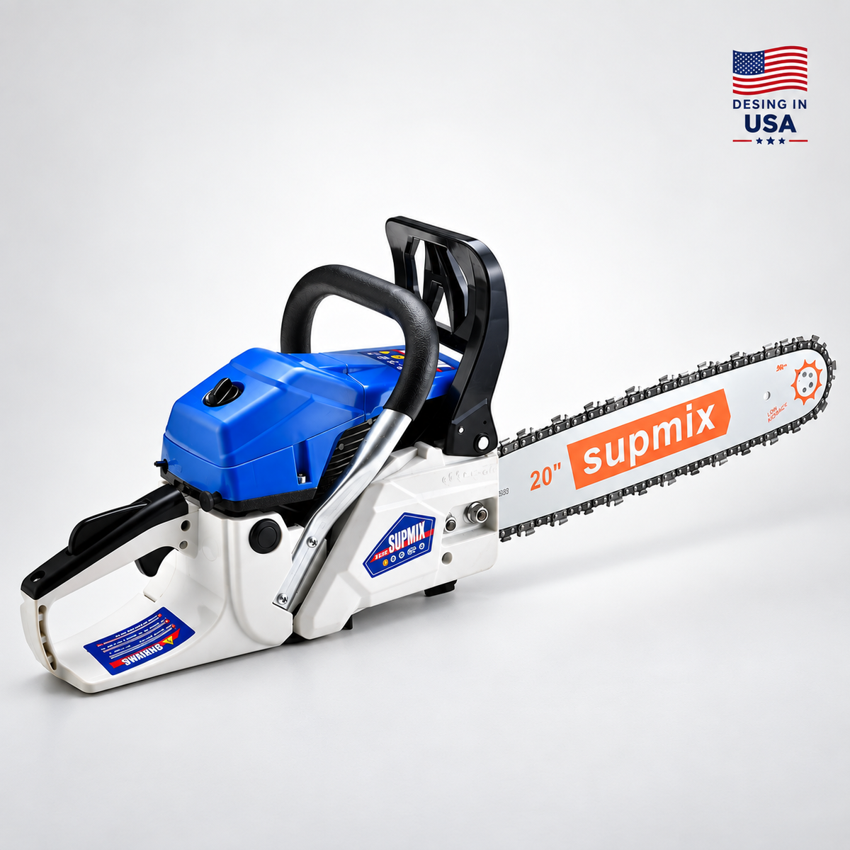 MOTOSIERRA SUPMIX TOOLS 62 cc — 20" | IMPORTADO DE USA | CALIDAD PREMIUM | RENDIMIENTO PROFESIONAL⚙️🔥
